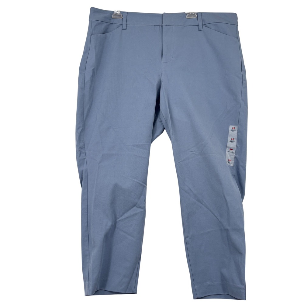 Old Navy Pixie Skinny Pants Women Size 20 Blue High Rise Secret Smooth Pockets